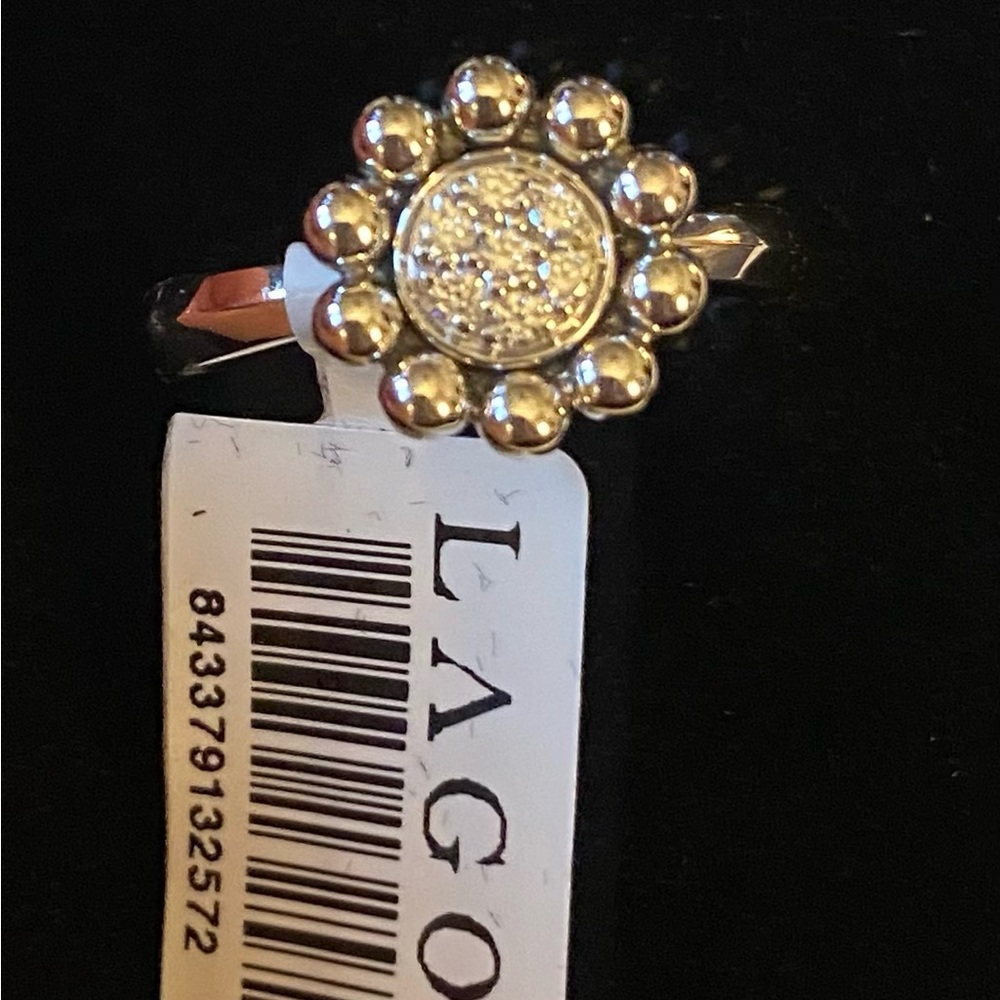 LAGOS Exclusive Caviar Spark Diamond Ring NWT Size 7